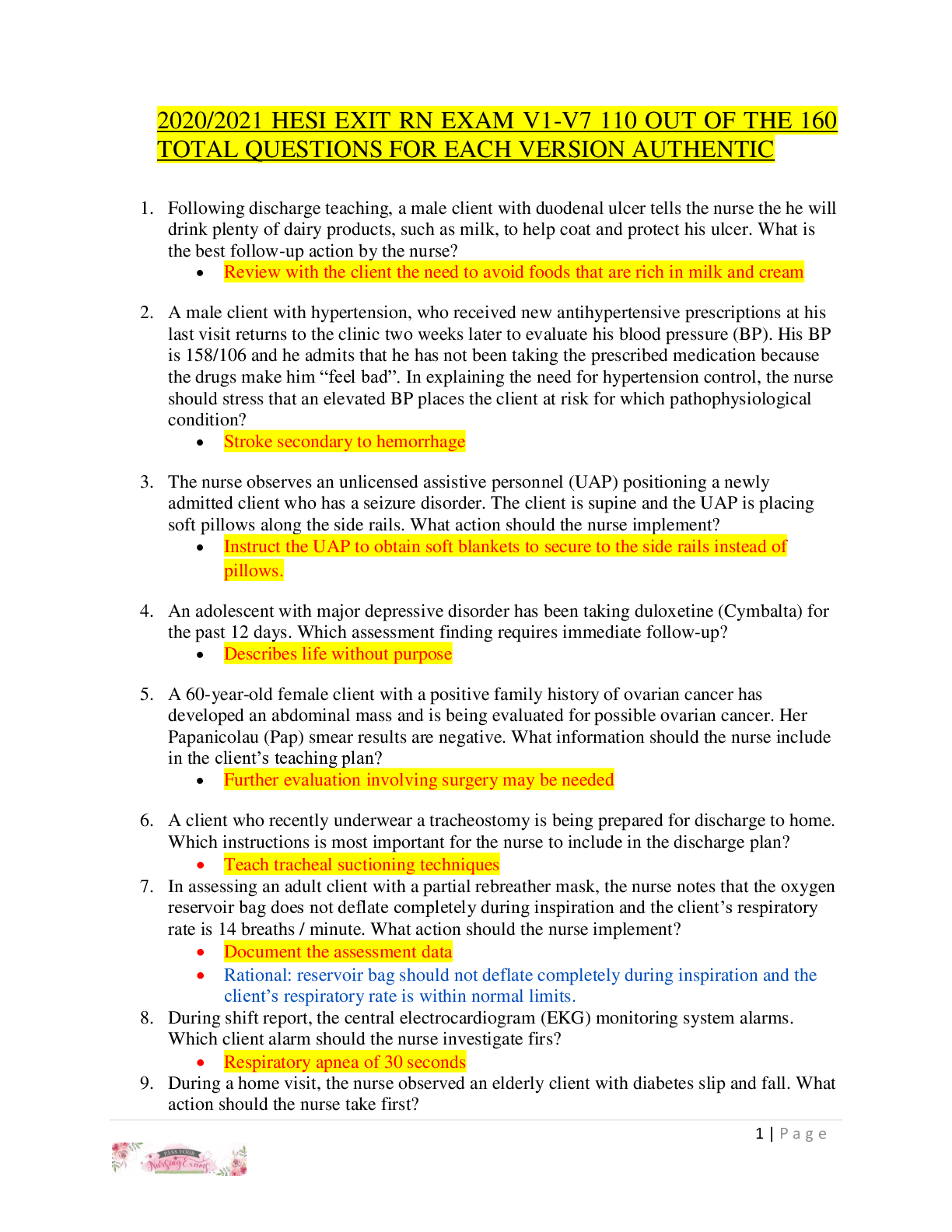 Preview image for 2017 HESI Exit Review